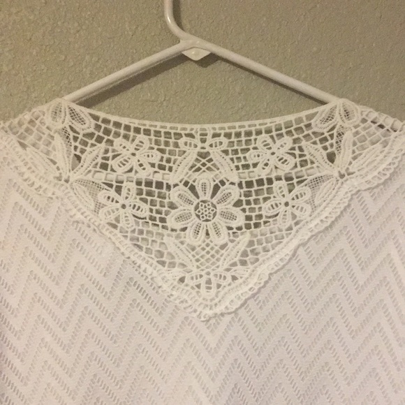 $5 Alfred Dunner blouse with lace size Petite Large - Picture 6 of 7